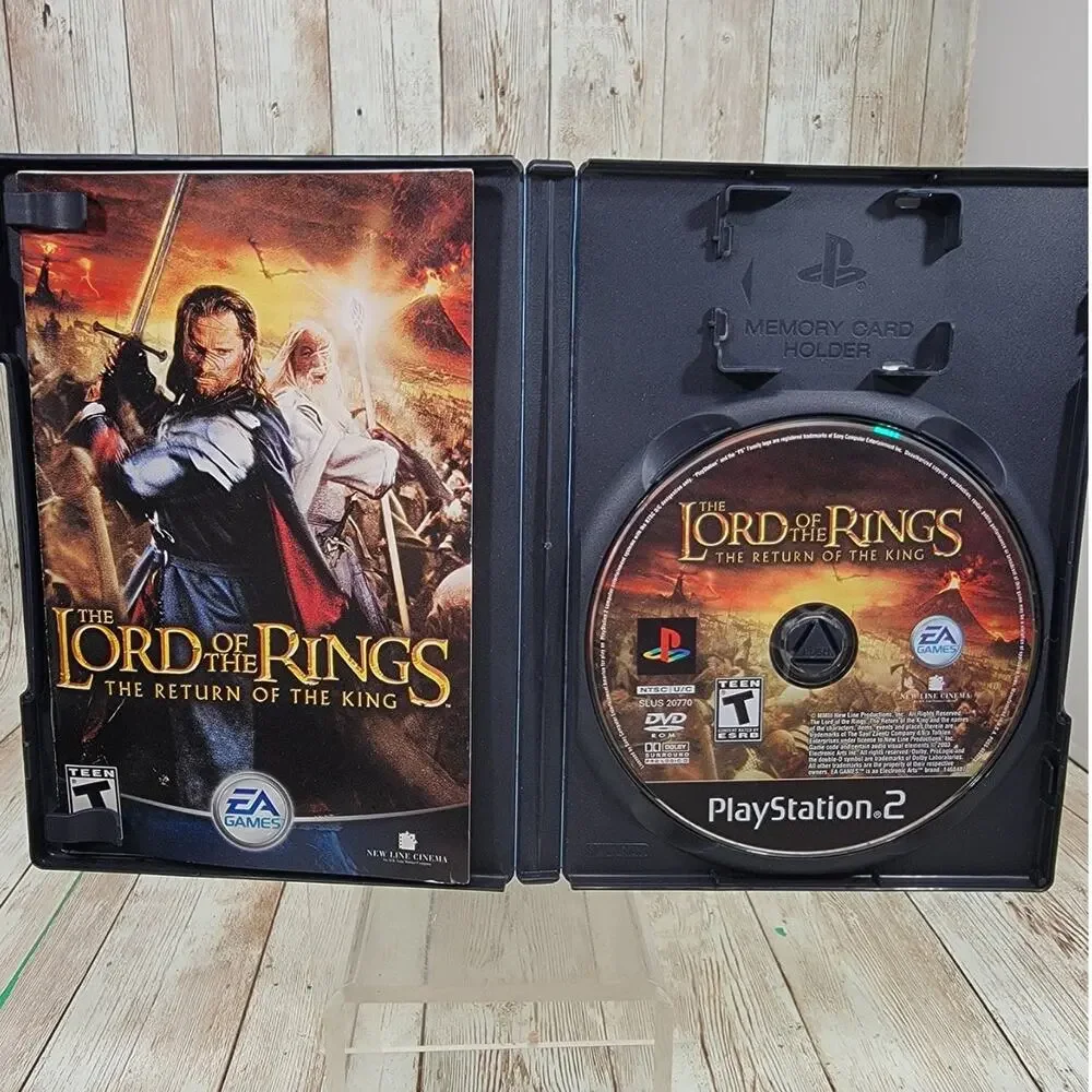 Lord of the Rings: The Return of the King Sony PlayStation 2, PS2 Complete